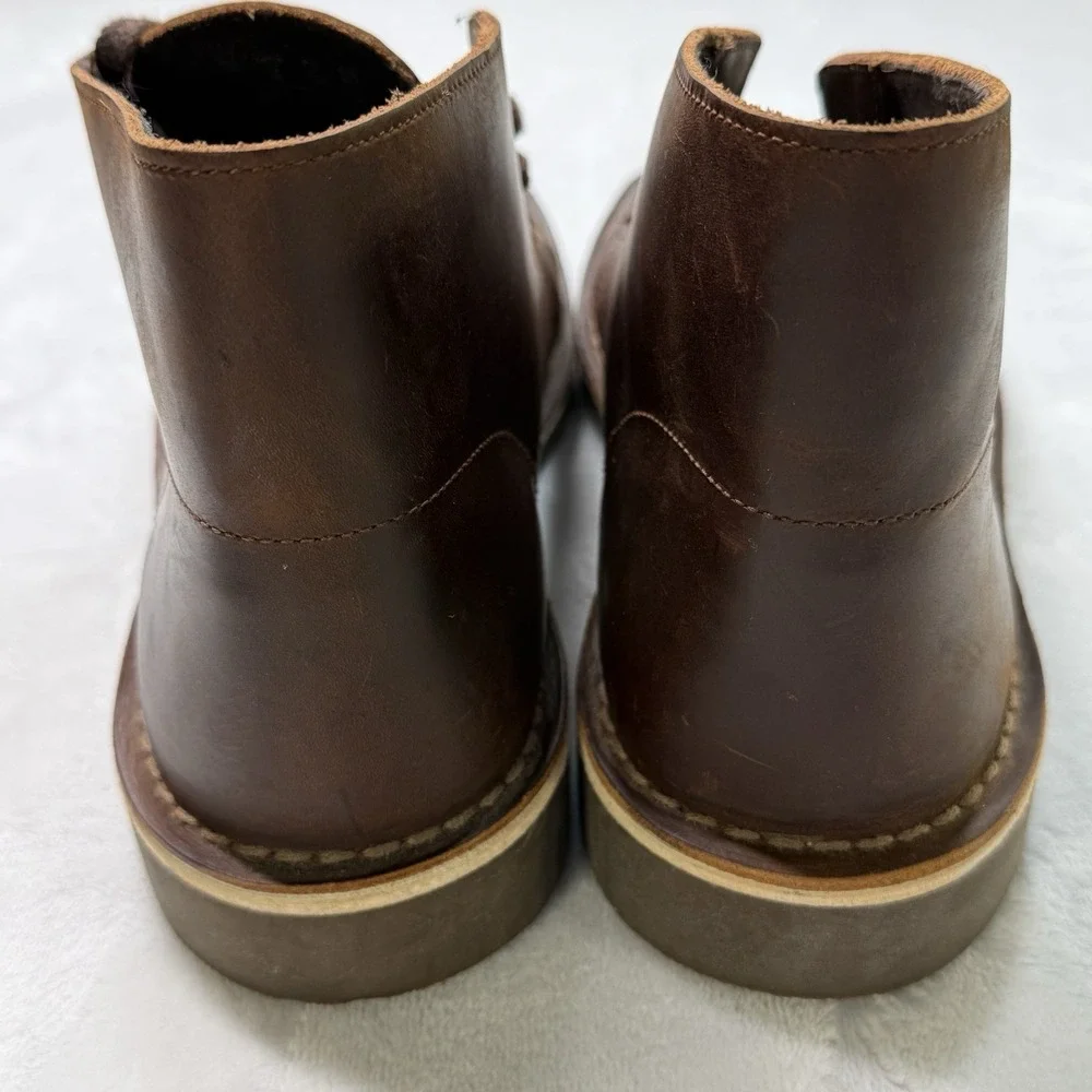 Clarks Desert Boots‎ Men's US 11 Brown Leather Chukka Crepe Sole